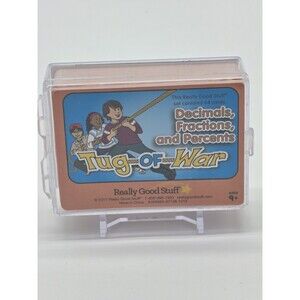 Decimals, Fractions, And Percents Tug O War Card Game Really Good Stuff